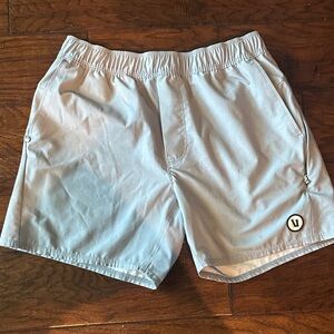 Vuori Light Gray Performance Shorts